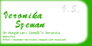 veronika szeman business card